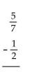 Subtract. Write the answer in lowest terms. -  A)    B)    C)    D)   