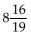 Write each mixed number as an improper fraction. -  A)    B)    C)    D)   
