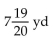 <strong>Solve the problem. There were 1 yards of fabric on a bolt. After a customer bought yards of fabric, how many yards were left?</strong> A) B) C) D)