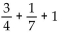 Add. Write your answer in lowest terms. -  A)    B)    C)    D)   