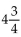 Solve the problem. -A nail   inches long is driven into a board   inches thick. How much of the nail protrudes from the other side of the board? A)    B)    C) 1 in. D)   