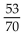 Convert the fraction to a decimal. If a division does not come out evenly, round the answer to the nearest thousandth. -  A) 0.757 B) 1.321 C) 7.57 D) 0.076
