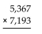 Multiply. -  A) 38,614,831 B) 38,604,931 C) 38,603,831 D) 38,604,831