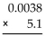 Perform the multiplication. -  A) 0.1938 B) 0.0001938 C) 0.001938 D) 0.01938