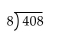 Divide. -  A) 42 B) 51 C) 52 D) 41