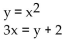 Solve. -  A) (2, 4) , (1, 1)  B) (2, 1) , (1, 4)  C) (4, 2) , (1, 1)  D) (1, 4) , (2, 1) 
