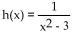 Find f(x) and g(x) such that h(x) =   -  A)    B)    C)    D)   