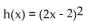 Find f(x) and g(x) such that h(x) =   -  A)    B)    C)    D)   