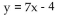 Find an equation of the inverse of the relation. -  A)    B)    C)    D)   
