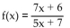 Determine whether the given function is one-to-one. If so, find a formula for the inverse. -  A)    B)    C) Not a one-to-one function D)   