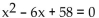 Solve the equation by completing the square. -  A)    B)    C)    D) 10, -4