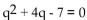 Solve by completing the square. -  A) 2   B)    C)    D)   
