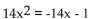 Solve. -  A)    B)    C)    D)   