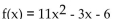 Find the x-intercepts. -  A)    B) (9, 0) and (6, 0)  C)    D) No x-intercepts
