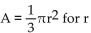 Solve the formula for the indicated letter. Assume that all variables represent nonnegative numbers. -  A)    B)    C)    D)   