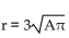 Solve the formula for the indicated letter. Assume that all variables represent nonnegative numbers. -  A)    B)    C)    D)   