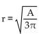 Solve the formula for the indicated letter. Assume that all variables represent nonnegative numbers. -  A)    B)    C)    D)   