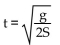 Solve the formula for the indicated letter. Assume that all variables represent nonnegative numbers. -  A)    B)    C)    D)   