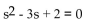 Determine the nature of the solutions of the equation. -  A) Two nonreal B) Two real C) One real