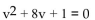 Determine the nature of the solutions of the equation. -  A) One real B) Two real C) Two nonreal