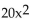Write a quadratic equation having the given numbers as solutions. -  A)    + 61x - 45 = 0 B)    + 1220x + 45 = 0 C)    + 61x + 45 = 0 D)    + 45x + 1220 = 0