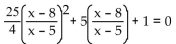 Solve. -  A)    B)    C)    D)   