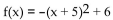 Without graphing, find the vertex. -  A) (6, -25)  B) (- 6, -5)  C) (-6, 5)  D) (-5, 6) 