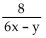 <strong>Identify the radicand.  </strong> A)   B)   C)   D)6x - y <div style=padding-top: 35px> 