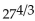 Rewrite without rational exponents, and simplify, if possible. -  A) 243 B) 81 C) 2187 D) 729
