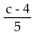 Find all numbers for which the rational expression is not defined. -  A) c = -4 B) c = 0 C) None D) c = 4