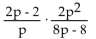 Multiply and simplify. -  A)    B)    C)    D)   