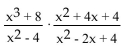 Multiply and simplify. -  A)    B)    C) x + 2 D)   