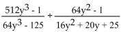 Divide and simplify. -  A)    B)    C)    D)   