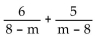 Add or subtract. Then simplify. If a denominator has two or more factors (other than monomials) , leave it in factored form. Express the answer using the denominator of the first fraction when applicable. -  A)    B)    C)    D)   