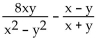 Add or subtract. Then simplify. If a denominator has two or more factors (other than monomials) , leave it in factored form. Express the answer using the denominator of the first fraction when applicable. -  A)    B)    C)    D)   
