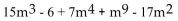 Find the leading term and the leading coefficient. -  A) Leading Term:   Leading Coefficient: 15 B) Leading Term:   Leading Coefficient: 1 C) Leading Term:   Leading Coefficient: 7 D) Leading Term:   Leading Coefficient: 15