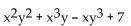Arrange in descending powers of x. -  A)    B)    C)    D)   