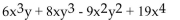 Arrange in ascending powers of x. -  A)    B)    C)    D)   