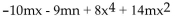Arrange in ascending powers of x. -  A)    B)    C)    D)   