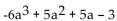Write two equivalent expressions for the opposite of the polynomial. -  A)    B)    C)    D)   