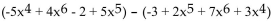 Subtract. -  A)    B)    C)    D)   