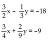 Solve the system of equations by the elimination method. -  A) (0, 12)  B) (-12, 0)  C) (12, 0)  D) (0, -12) 