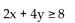 Choose the ordered pair which is a solution of the inequality. -  A) (1, 1)  B) (0, 1)  C) (2, 1)  D) (0, 0) 