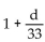 Solve the problem. -The function P(d) =   gives the pressure, in atmospheres (atm) , at a depth d feet in the sea. Find the pressure at 29 feet. A)    B)    C)    D)   
