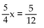 Solve using the multiplication principle. -  A) 1 B)    C)    D)   