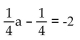 Solve using the addition and multiplication principles together. -  A) -7 B) -9 C) 9 D) 7