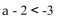 Choose the number that is a solution of the inequality. -  A) 2 B) -2 C) 1 D) 3