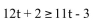 Choose the number that is a solution of the inequality. -  A) -8 B) -5 C) -7 D) -6