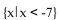 Write interval notation. -  A)    B)    C)    D)   