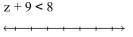 Solve and graph. Write the result in interval notation. -  A)    B)    C)    D)   